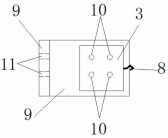 帶拉繩位移傳感器的隧道兩幫收斂變形測量裝置