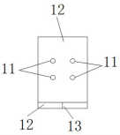 帶拉繩位移傳感器的隧道兩幫收斂變形測量裝置