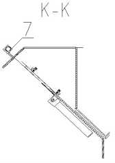 帶拉繩位移傳感器的輥壓機(jī)雙閘板調(diào)節(jié)進(jìn)料裝置